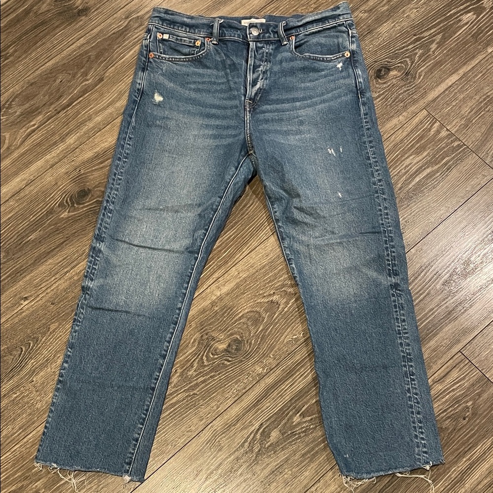 AE77 Straight Crop Jeans - Picture 3 of 9